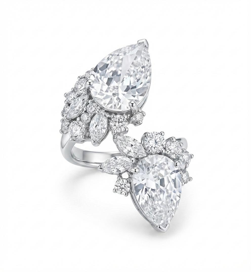 Luxury Rings | Elegant Crystal and Moissanite Rings