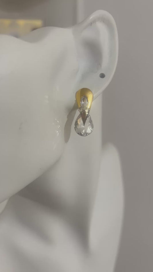 Sunny Drop Crystal earrings